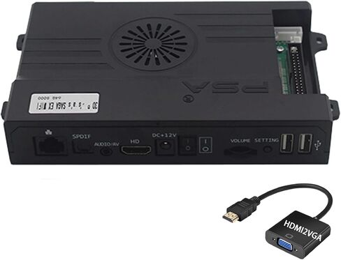 UYXOERA 3D Box SAGA DX Plus Game System Arcade Jamma Board, WlFl Market, Add Games, VGA, HDMI Compatible, High Score Record, 3D HD 1280x720P Output, 4-Player Support (10000 WlFl) in Saudi Arabia