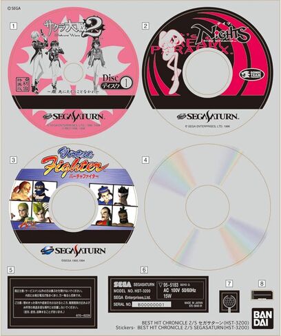 Bandai Hobby - Best HIT Chronicle - Sega Saturn, Bandai Spirits 2/5 Model Kit in Saudi Arabia