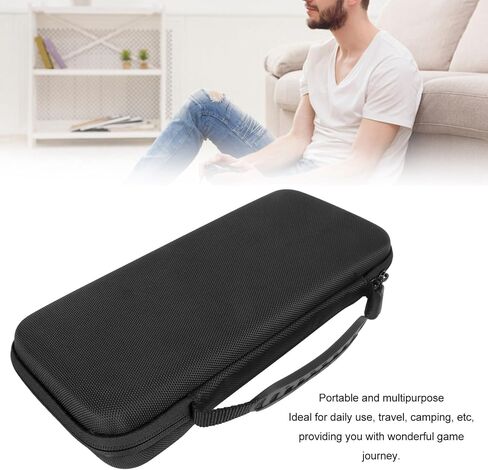 gernie Game Console Carrying Case, Portable Mini Game Player Storage Bag Shockproof Handheld Gaming Machine Storage Bag for ASUS Ally 7 Inch 120Hz (Black) [Video Game] in Saudi Arabia