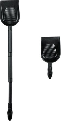 Aquariums Sand Shovel Fish Tanks Tool with Ergonomic Handle Aquariums Scooper Sifter Cleaner PVC B# in Saudi Arabia