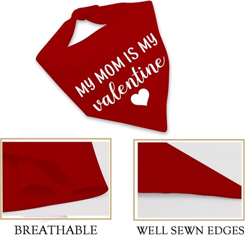 JXGZSO قطعة واحدة من هدية أمي/أبي هو My V Dog Bandana Dog Bandana (أمي هي عيد الحب D) in Kuwait