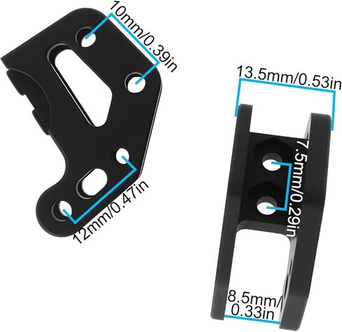 The Lord of the Tools 2pcs Lower Link Shock Mount Bracket Compatible with Axial Wraith 90018 1/10 RC Rock Crawler Car in Saudi Arabia