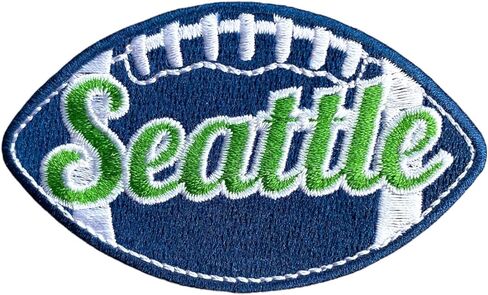 Chaba9 كرة القدم الأمريكية سياتل خياطة/حديد على التصحيح in Kuwait