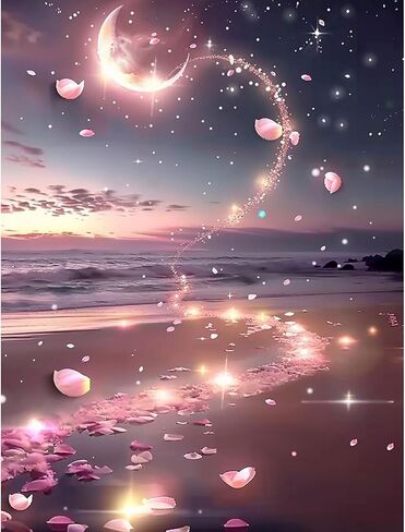 Skyboda Wolf Diamond Art Kits للبالغين، 5D الشتاء الغابات الماس مجموعات الطلاء للبالغين المبتدئين، DIY كامل جولة الحفر الماس نقطة اللوحة جوهرة الفن مجموعات للبالغين، ديكور جدار المنزل 12x12 بوصة in Kuwait