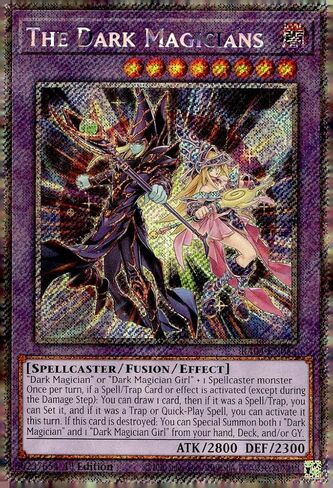 The Dark Magicians (بلاتينيوم سيكرت نادر) - RA04-EN054 - بلاتينيوم سيكرت نادر - الإصدار الأول in Kuwait