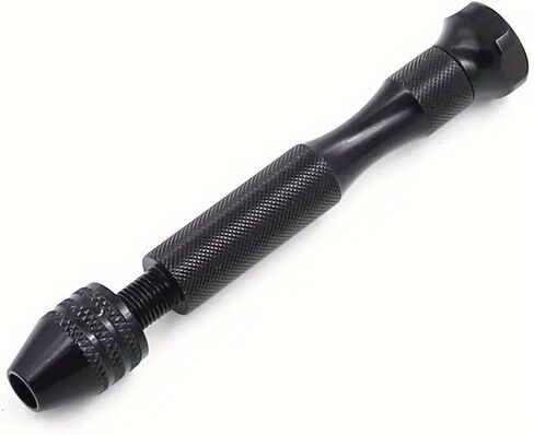 11pcs/Set Mini Aluminum Pin Vise for Resin Casting Molds Resin Drill with 10pcs Drill Bits Precision Hand Drill Tools for Epoxy in Saudi Arabia