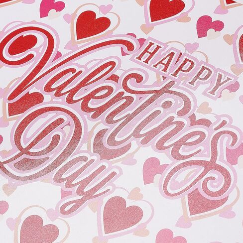 JWSCYSY 6PCS Valentine's Day Nesting Gift Boxes with Lid, Square Gift Boxes with Ribbon, Decorative Boxes Assorted Size for Valentine's Day Presents Wrapping, Party Favor Boxes (White) in Saudi Arabia