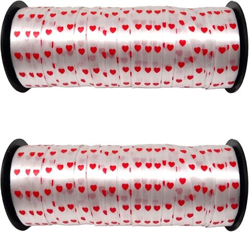 200 Yards Sweet Heart Ribbon Valentine Day Gift Decorations Supplies for Candy Chocolate Flower Balloon Decor in Saudi Arabia