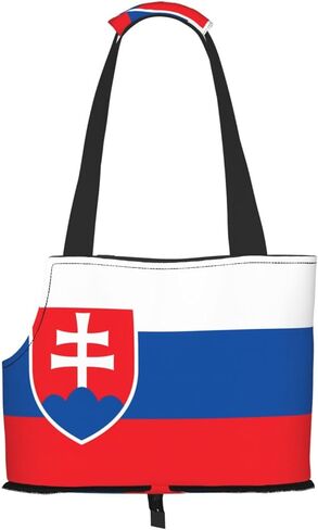 Flag of SlovakiaPrinted pet Tote Bag, Perfect for Travel and Everyday outings and Shopping, is The Best Gear for Your Dog on The go. in Saudi Arabia