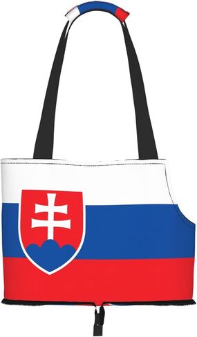 Flag of SlovakiaPrinted pet Tote Bag, Perfect for Travel and Everyday outings and Shopping, is The Best Gear for Your Dog on The go. in Saudi Arabia
