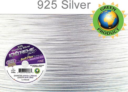 Soft Flex Extreme Beading Wire Silver .019 30 Ft in Saudi Arabia
