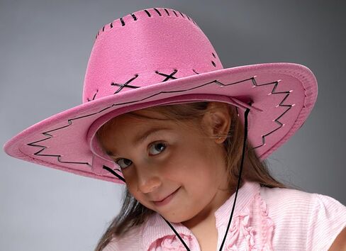 JOYEBUY Kids Western Party Hats Toddler Cowboy Hats Boys Girls Cowgirl Hat with Bandanas in Saudi Arabia