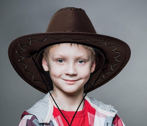 JOYEBUY Kids Western Party Hats Toddler Cowboy Hats Boys Girls Cowgirl Hat with Bandanas in Saudi Arabia
