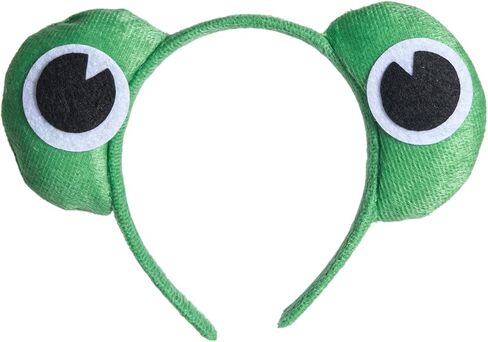 Plush Green Frog Headband, Cute Frog Ears Headbands for Halloween Costume Accessory and Animal Cosplay Party in Kuwait