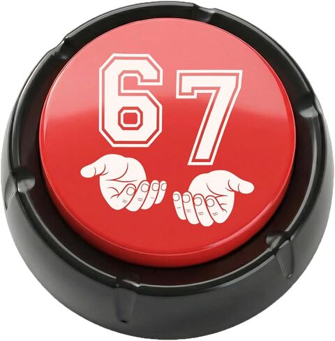 NeoJoy 67 Meme مضحك الهدايا الكمامة زر الصوت 6 7 ستة سبعة Brainrot عيد الحب حفلة عيد ميلاد زينة الاشياء ميرش الفصول الدراسية مكتب ديكور in Kuwait