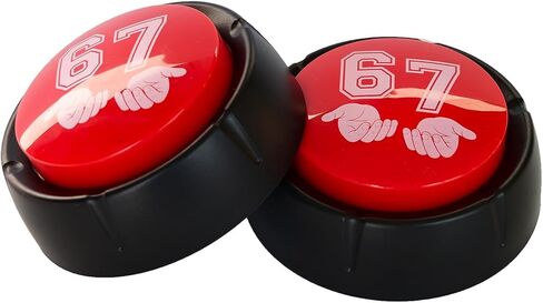 NeoJoy 67 Meme مضحك الهدايا الكمامة زر الصوت 6 7 ستة سبعة Brainrot عيد الحب حفلة عيد ميلاد زينة الاشياء ميرش الفصول الدراسية مكتب ديكور in Kuwait