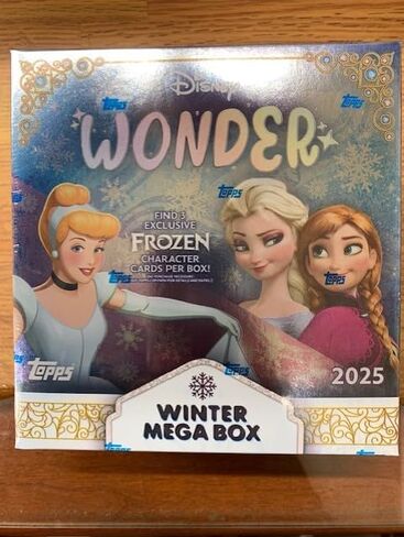 2025 Wonder Animation Winter Mega Box (60 بطاقة) - مختومة من المصنع - تتضمن 3 أدوات تحميل علوية in Kuwait