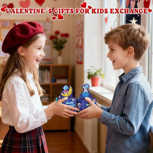 24 Pack Valentines Day Cards for Kids with High Bouncy Balls, Valentines Day Cards for Kids School, Valentine's Day Gifts For Kids Classroom Exchange, Valentine Party Favors Prizes for Boys Girls in Saudi Arabia