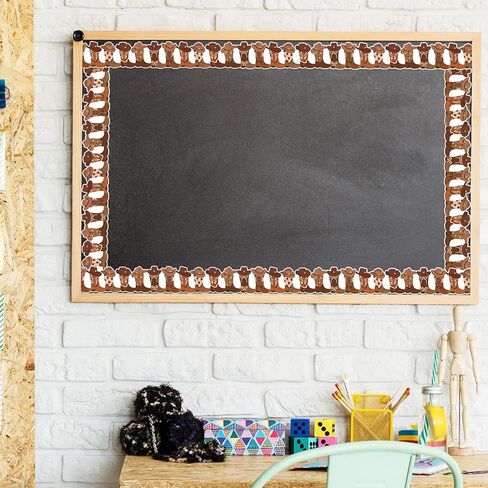 32.8ft Cowboy Boot Bulletin Board Borders Brown Hat Boots Die-Cut Border Trim for Western Wild West Rodeo Party Chalkboard Decoration in Saudi Arabia