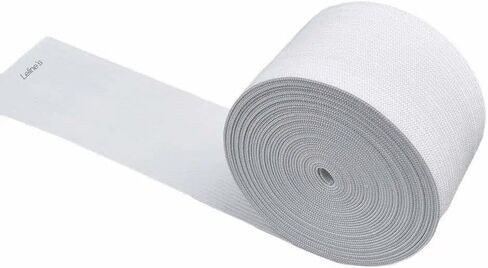 Leline's Elastic Spool, Heavy Stretch Knit Elastic Ribbon Band for Sewing (2 inch X 5 Yard) in Kuwait