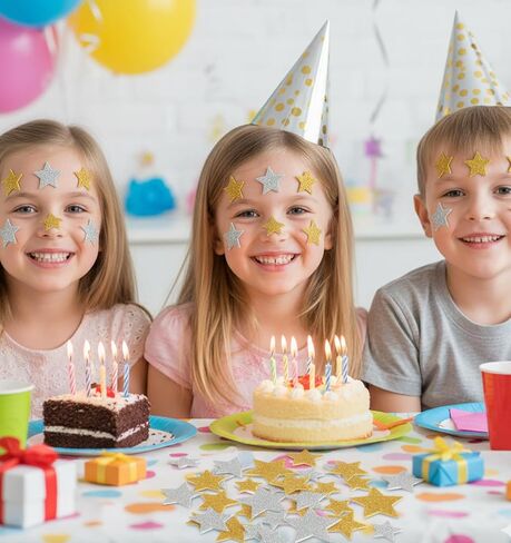 200 قطعة من النجوم الإسفنجية للحرف اليدوية، ملصقات نجوم إسفنجية لامعة ذاتية اللصق باللون الفضي والذهبي للحرف اليدوية، مثالية لمشاريع جدران دفاتر القصاصات، ذهبي وفضي، أربعة أحجام (0.1-2 بوصة) in Saudi Arabia