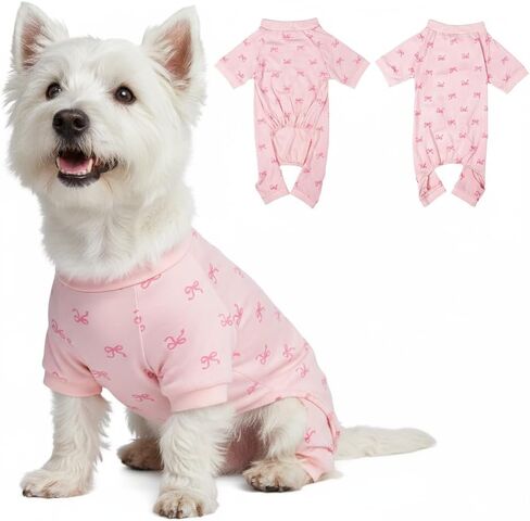 2026 New Cotton Dog Pajamas for Small & Medium Dogs - Soft Pet Onesie, Comfy Puppy Coat with Various Prints, Cute Pet Apparel for Dogs Sheep Large in Saudi Arabia
