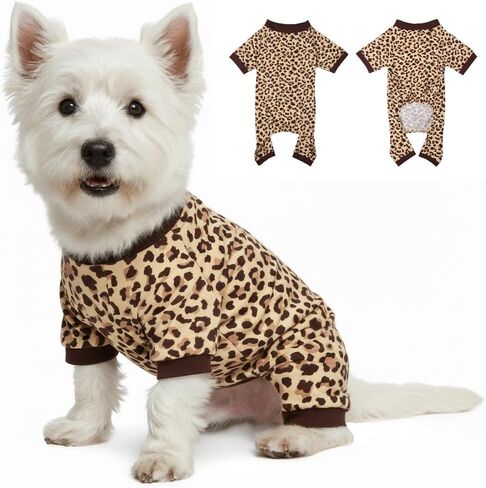 2026 New Cotton Dog Pajamas for Small & Medium Dogs - Soft Pet Onesie, Comfy Puppy Coat with Various Prints, Cute Pet Apparel for Dogs Sheep Large in Saudi Arabia