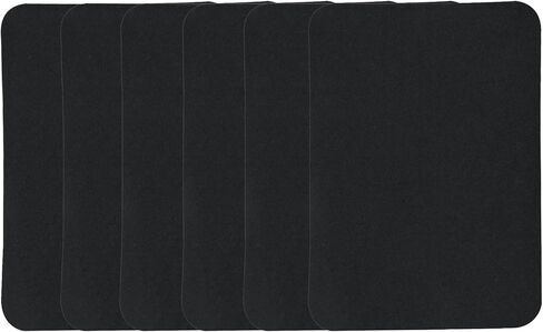 Fabric Repair Patches, Self Adhesive Sofa Patches for Clothes Denim Jean Pant Mending and Decorating - 6Pcs Black in Saudi Arabia