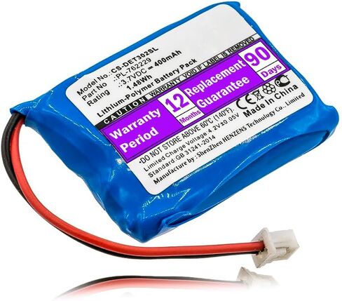 بطارية بديلة V2015-E05 PL-762229 للمعلم، جهاز الإرسال ET-302-LTransmitter ET-402Receiver ET-300Receiver TransmitterET-302/3.7V 400 مللي أمبير في الساعة، بطارية فعالة من حيث التكلفة in Kuwait