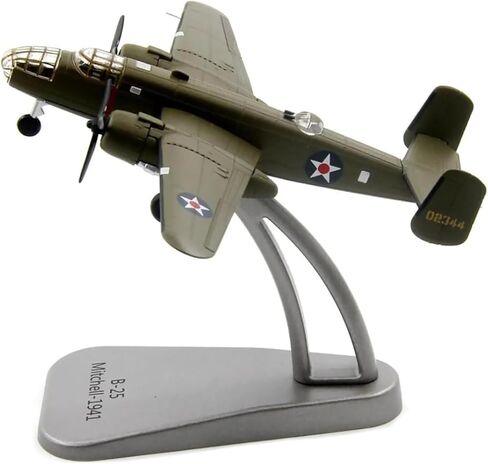 ZEZEFUFU 1:144 Alloy B-25 Bomber Mitchell Aircraft Model Fighter Attack Plane Model with Display Stand in Saudi Arabia