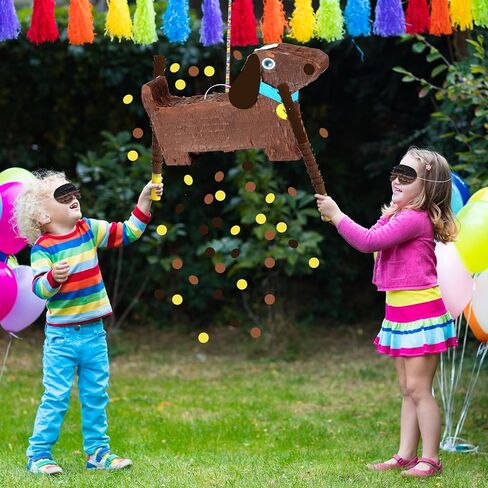 Soulchen Dachshund Puppy Party Piñata كلب صغير Piñata مع معصوب العينين والخفافيش جرو الكلب موضوع حفلة عيد ميلاد لعبة الزينة لسينكو دي مايو in Kuwait