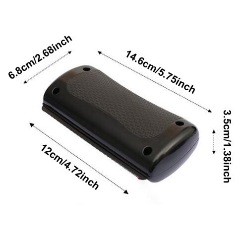 Pet Grooming Brush, Deshedding Cat Brush, Metal Blade with Rubber Handle, Curved Grip Design, for Dogs and Cats in Saudi Arabia