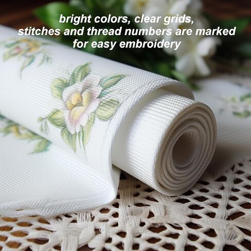 51buyoutgo 11CT Stamped Cross Stitch Kits for Adults - 16x16 IN Beginner Embroidery Kit with Funny Washable Bay Landscape Pattern, Pre Printed Fabric, Fit for DIY Home Decor, Mom Gifts & Stress Relief in Kuwait