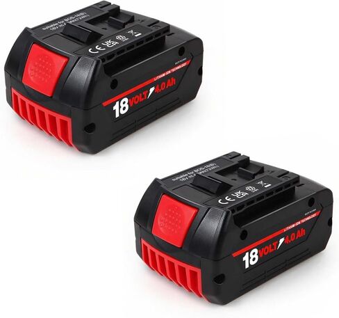 wowrmaykay BAT609 Battery, 18V 4.0Ah Li-ion Battery Replace for Bosch 18V Cordless Power Tools Extended Batteries Rechargeable in Kuwait