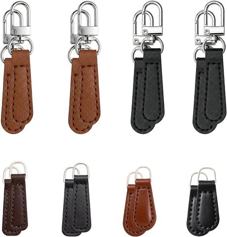 ZJO سحاب سحب بديل قابل للفصل 16 قطعة طقم إصلاح سحاب جلدي للأمتعة وحقائب الظهر والسترات والمحافظ والمثبت العالمي بألوان متنوعة in Kuwait