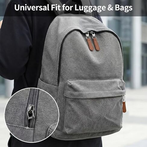 ZJO سحاب سحب بديل قابل للفصل 16 قطعة طقم إصلاح سحاب جلدي للأمتعة وحقائب الظهر والسترات والمحافظ والمثبت العالمي بألوان متنوعة in Kuwait