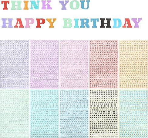 4120 PCS Small Letter Stickers Mini Vinyl Letter Stickers 10 Colors 0.24inch Small Alphabet Sticker Self-Adhesive A-Z Waterproof Sticker for Scrapbooking DIY Cards Planner Craft Keyboard Decor in Saudi Arabia