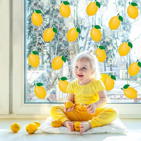 50 PCS Lemon Cutouts for Bulletin Board Decorations, Lemon Cutout Paper Cut-Outs Cardboard for Classroom Bulletin Board Wall Decor Teacher Student Craft Fruits Party Supplies, 6 in in Saudi Arabia