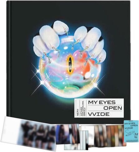 ألبوم MEOVV MY EYES OPEN VVIDE (إصدار ORB) كتاب صور + قرص مضغوط + مجموعة بطاقات صور + مجموعة بطاقات بريدية (ارفع يديك) in Kuwait