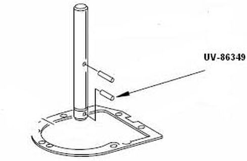 Univen Grooved Dowel Pin Compatible with KitchenAid 4159133, WP4159133, 9705443, WP9705443 2 Pack in Kuwait