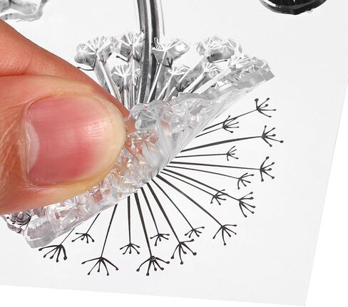 Transparent Silicone Stamps, 1 Pcs T1805 Dandelion Clear Stamps for Card Making Decoration DIY Scrapbooking Embossing Album Decor Craft, Clear in Saudi Arabia