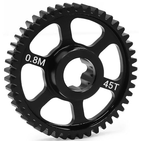 Upgrade Steel Spur Gear 0.8M 47T for Traxxas 1/16 Mini Maxx/Mini XRT, Medium Carbon Steel Differential Gear, Durable Metal Transmission Part, Replacement for 10756 in Saudi Arabia