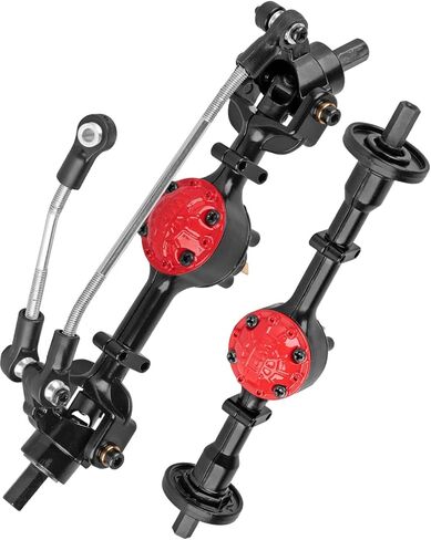 Metal RC Car Axles Set Repair Tool Upgrades Part for WPL 1/16 C14 C-14K C24 C-24K B14 B-14K B24 B-24K, RC Car Modification Parts Hops Up,Black in Saudi Arabia