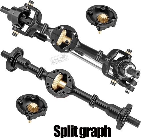 Metal RC Car Axles Set Repair Tool Upgrades Part for WPL 1/16 C14 C-14K C24 C-24K B14 B-14K B24 B-24K, RC Car Modification Parts Hops Up,Black in Saudi Arabia