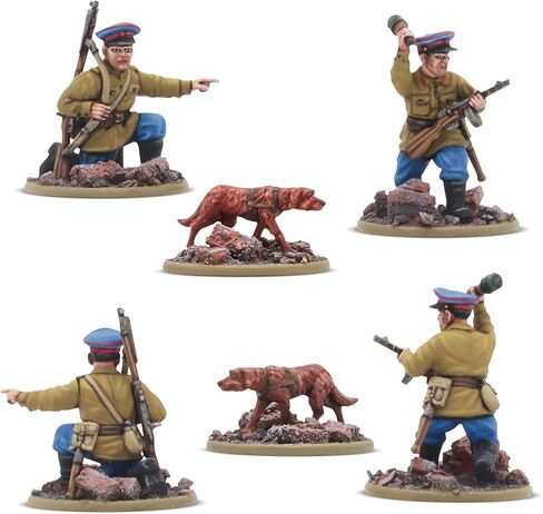 Warlord Games Soviet Army Infantry Platoon - 28mm Scale Plastic Miniatures for Bolt Action Highly Detailed World War 2 Miniatures in Saudi Arabia