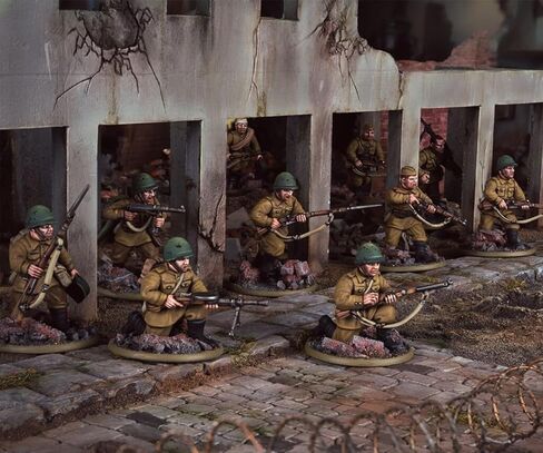 Warlord Games Soviet Army Infantry Platoon - 28mm Scale Plastic Miniatures for Bolt Action Highly Detailed World War 2 Miniatures in Saudi Arabia