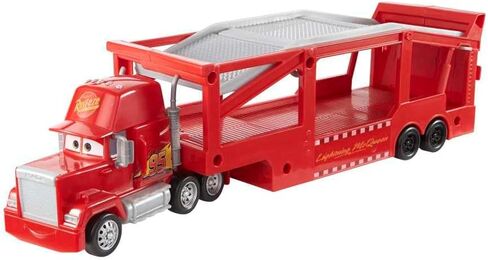 Mattel Disney Pixar Cars Mack Hauler, 13-inch Toy Transporter Truck with Ramp & Carry Storage for 12 Vehicles, Gift for Kids Ages 4 Years Old & Up in Saudi Arabia