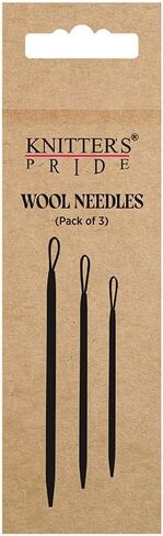 Knitter’s Pride Silver Wool Needles– Set of 3 (US Size 1, 2 & 3) in Saudi Arabia