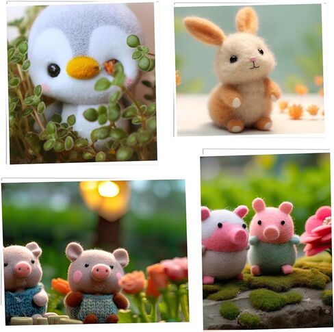 cobee 500 Pcs Eyes for Crochet Animals, Black Needle Felting Eyes 3mm/4mm/5mm/6mm Craft Eye, Plastic Eye for Bear Plush Animal Needle Felting Sewing DIY Crafts in Saudi Arabia