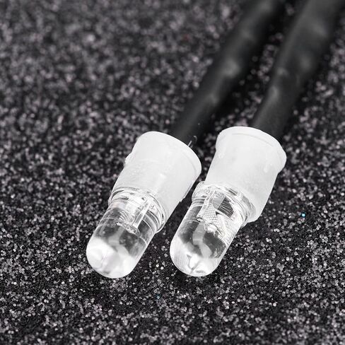 RC LED Light, 2PCS 5mm RC Taillight Headlights RC Accessory Headlamps for 1:10 Model Drift RC Car Truck Crawler Vehicle (No. 9 White Light) in Saudi Arabia